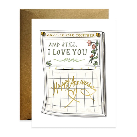 Good Juju Calendar Anniversary Card