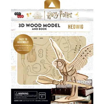 Hedwig Incredibuilds Wood Model