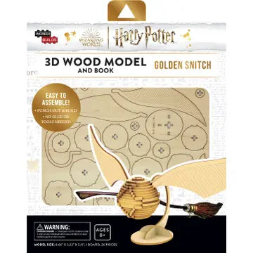 Snitch Incredibuilds Wood Model