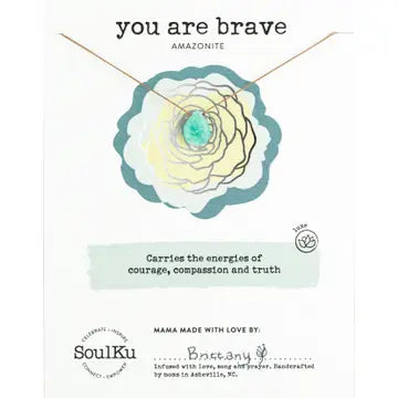 Amazonite Luxe Brave Necklace