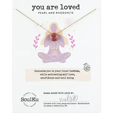 Rhodonite Goddess Necklace