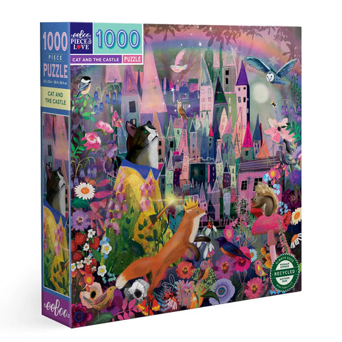 Cat and the Castle 1000 Piece Puzzle