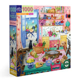 Pink Kitchen 1000 Piece Puzzle