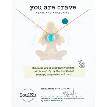 Amazonite Goddess Necklace