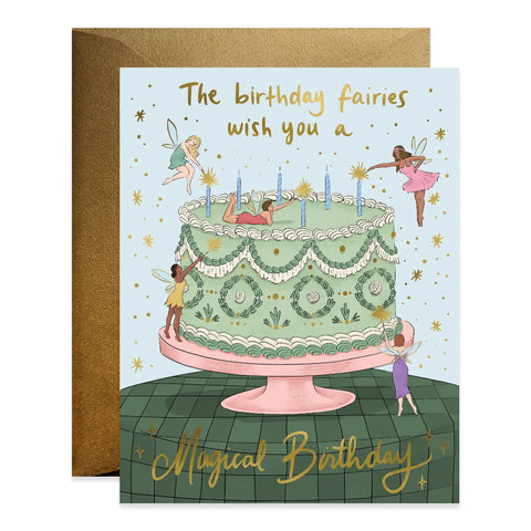 Good Juju Birthday Fairies Card