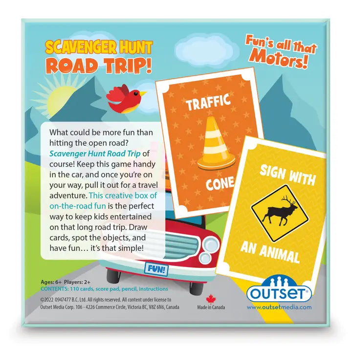 Scavenger Hunt Road Trip Card Game – Mohonk Mountain House Gift Shop