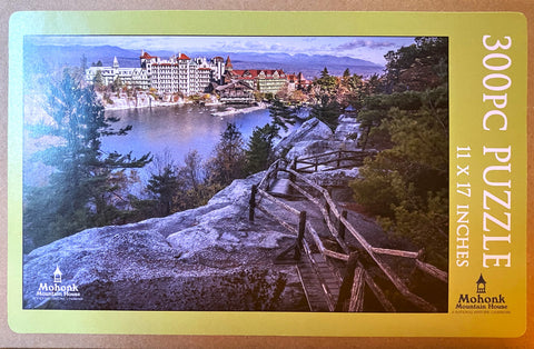 300 Piece Puzzle - Mohonk From Across the Lake