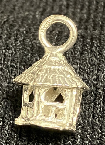 Sterling Summerhouse Charm, 5-Sided