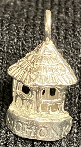 Sterling Summerhouse Charm, 5-Sided with "Mohonk"