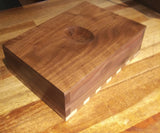 Locally Handmade Black Walnut Tea or Keepsake Box