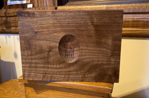 Locally Handmade Black Walnut Tea or Keepsake Box