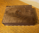 Locally Handmade Black Walnut Tea or Keepsake Box