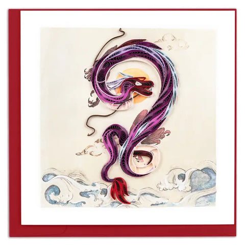 Quilling Cards Dragon Card