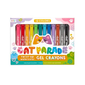 Ooly Cat Parade Gel Crayons