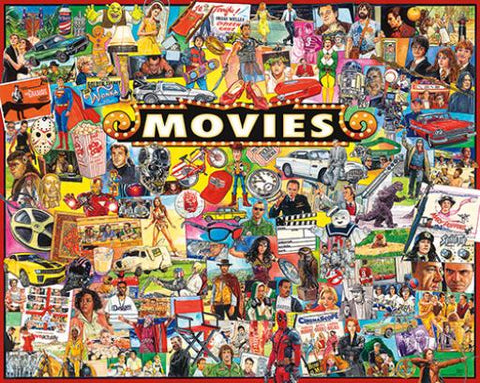 Movies Puzzle, White Mountain Puzzles 1000 Pieces