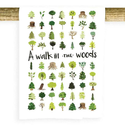 Walk in the Woods Tea Towel