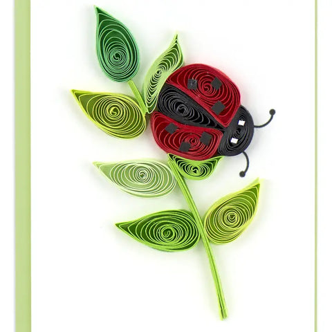 Quilling Cards Ladybug Enclosure Card