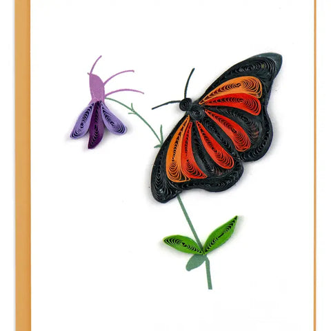 Quilling Cards Monarch Butterfly Enclosure Card