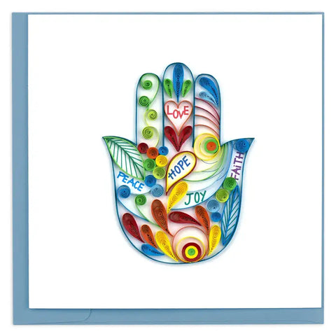 Quilling Cards Hamsa Hand