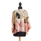 Pink Heron Kimono