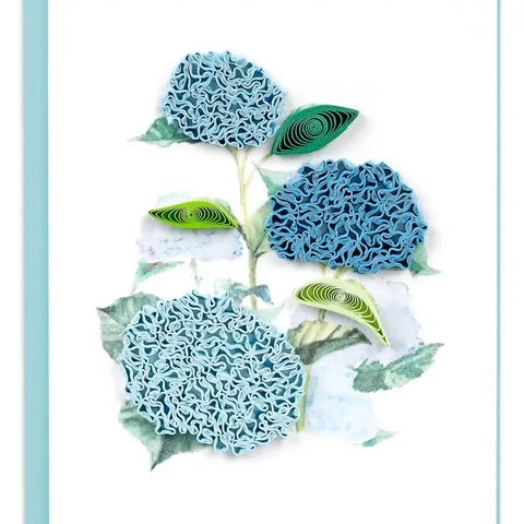 Quilling Cards Hydrangea Enclosure Card