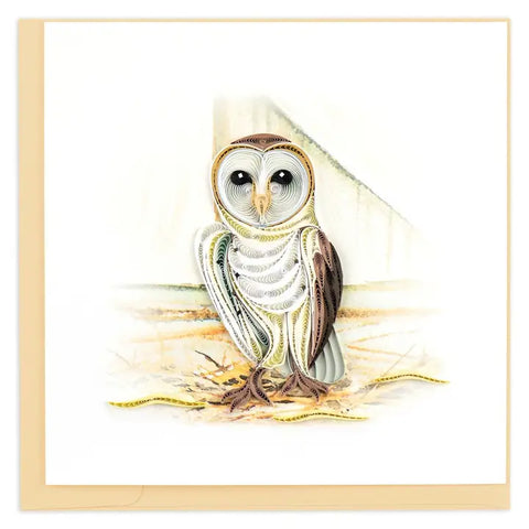 Quilling Cards Barn Owl