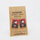 Papyrusaurus Literary Earrings