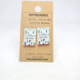 Papyrusaurus Literary Earrings