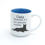 Lenny Mud Too Peopley Cat Mug