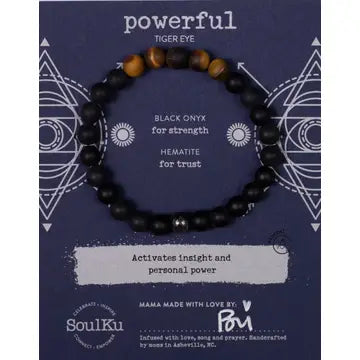 Men's Tiger Eye Bracelet "Powerful" by Soulku