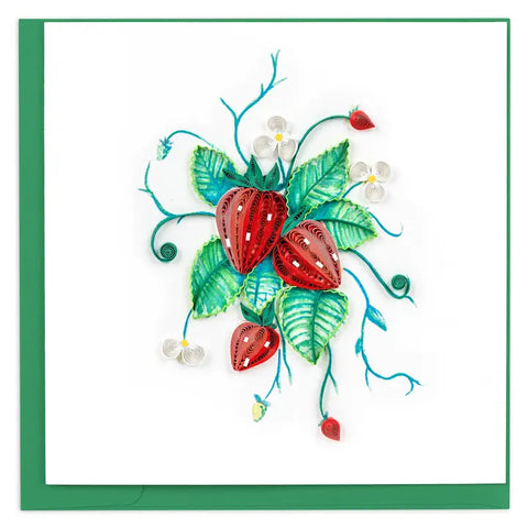 Quilling Cards Wild Strawberries