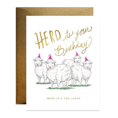 Good Juju Herd it's Your Birthday Card