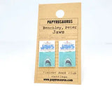 Papyrusaurus Literary Earrings