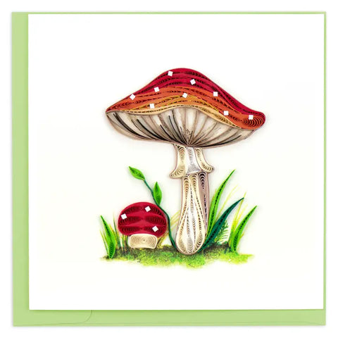 Quilling Cards Wild Mushrooms