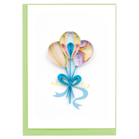 Quilling Cards Balloons Enclosure Card