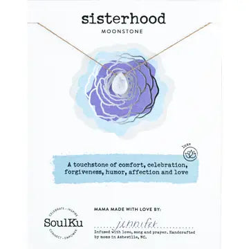 Sisterhood Moonstone Necklace by Soulku