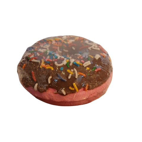 Bath Bomb Chocolate Strawberry Donut