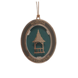 Gold and Green Summerhouse Ornament
