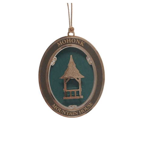 Gold and Green Summerhouse Ornament