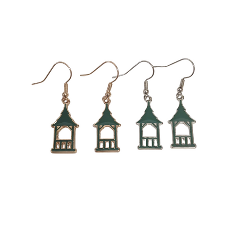 Enamel Summerhouse Earrings