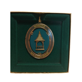 Gold and Green Summerhouse Ornament