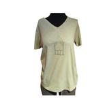 Vera Ringspun Tee with Rhinestone Summerhouse