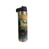 22 Ounce Stainless Water Bottle with Vintage Mohonk Image