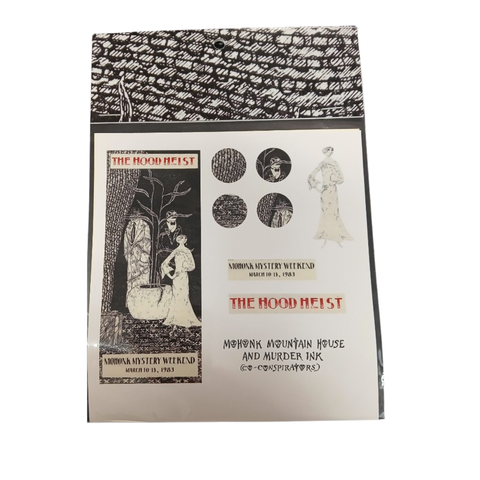 Edward Gorey Sticker Sheet, The Hood Heist