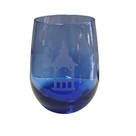 Cobalt Blue Stemless Wine Glass