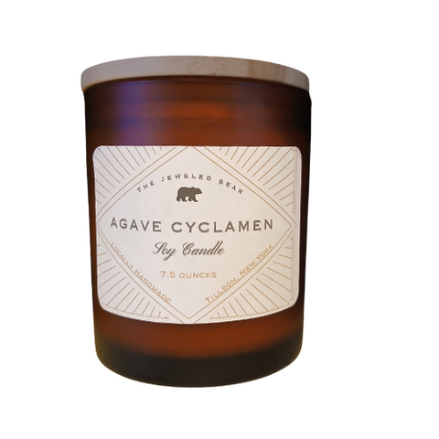 Agave Cyclamen Candle by The Jeweled Bear