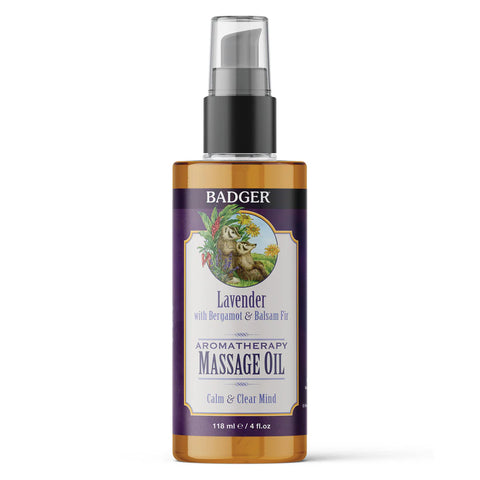 Badger Balm Lavender Aromatherapy Massage Oil