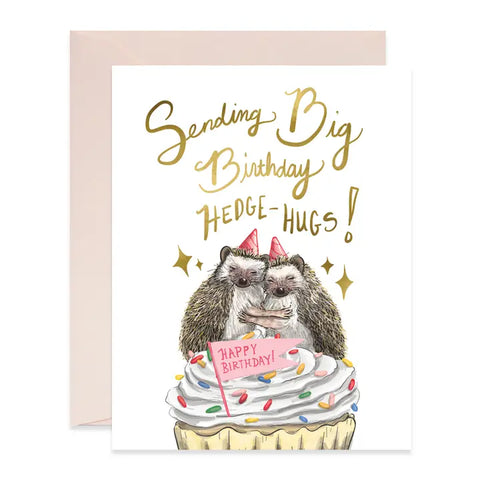 Good Juju Sending Birthday Hedge-Hugs Card