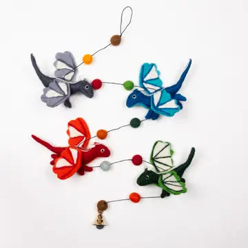 Felt Dragon Garland Made in Nepal