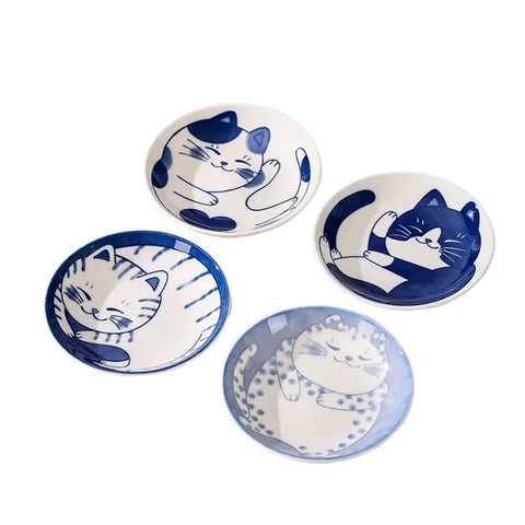 Lucky Cat Ceramic Dish